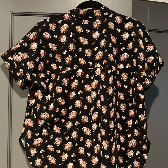 Corduroy short sleeve Madewell top - Picture 3 of 3